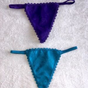3 PAIR Fredrick’s of Hollywood g-string